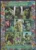 Chad 2018 Tribute to Stan Lee - Incredible Hulk perf sheetlet containing 9 values unmounted mint. Note this item is privately produced and is offered purely on its thematic appeal.