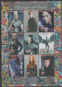 Chad 2018 Tribute to Stan Lee - X-Men perf sheetlet containing 9 values unmounted mint. Note this item is privately produced and is offered purely on its thematic appeal.