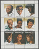 Tanzania 1992 Black Musicians & Singers perf sheetlet containing 9 values unmounted mint. Note this item is privately produced and is offered purely on its thematic appeal. .