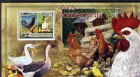 Guinea - Bissau 2007 Birds - Chickens large perf s/sheet containing 1 value (Scout logo in background) unmounted mint
