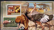 Guinea - Bissau 2007 Birds - Ostriches large perf s/sheet containing 1 value (Scout logo in background) unmounted mint