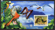 St Thomas & Prince Islands 2007 Animals & Butterflies #1 large imperf s/sheet containing 1 value (Scout logo in background) unmounted mint