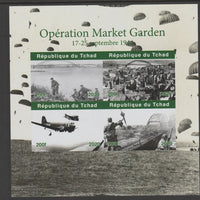 Chad 2020 Operation Market Garden imperf sheetlet containing 4 values unmounted mint.