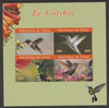 Chad 2020 Humming Birds imperf sheetlet containing 4 values unmounted mint.