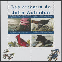 Madagascar 2020 Birds of John Audubon perf sheetlet containing 4 values unmounted mint. Note this item is privately produced and is offered purely on its thematic appeal