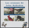 Madagascar 2020 Birds of John Audubon imperf sheetlet containing 4 values unmounted mint. Note this item is privately produced and is offered purely on its thematic appeal
