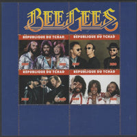 Chad 2020 Bee Gees perf sheetlet containing 4 values unmounted mint. Note this item is privately produced and is offered purely on its thematic appeal