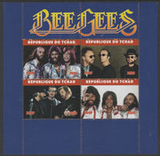 Chad 2020 Bee Gees perf sheetlet containing 4 values unmounted mint. Note this item is privately produced and is offered purely on its thematic appeal
