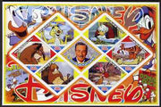 Mali 2006 The World of Walt Disney #02 imperf sheetlet containing 6 diamond shaped values plus label, unmounted mint