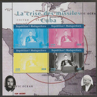 Madagascar 2020 Cuba Missile Crisis #2 perf sheetlet containing 4 values unmounted mint. Note this item is privately produced and is offered purely on its thematic appeal