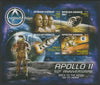 Gabon 2019 Apollo 11 - 50th Anniversary perf sheet #4 containing four values unmounted mint