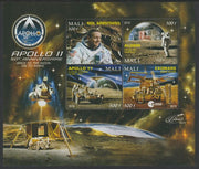 Mali 2019 Apollo 11 - 50th Anniversary perf sheet #2 containing four values unmounted mint