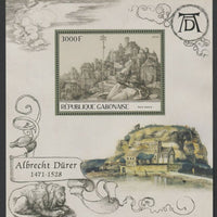 Gabon 2016 Albrecht Durer perf deluxe sheet containing one value unmounted mint