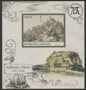 Gabon 2016 Albrecht Durer perf deluxe sheet containing one value unmounted mint