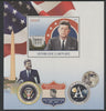 Gabon 2017 John F Kennedy - Birth Centenary perf deluxe sheet containing one value unmounted mint