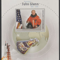 Gabon 2017 John Glenn perf deluxe sheet containing one value unmounted mint