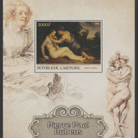 Gabon 2016 Peter Paul Rubens perf deluxe sheet containing one value unmounted mint