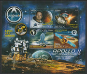 Benin 2019 Apollo 11 - 50th Anniversary perf sheet containing four values unmounted mint