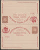 Mexico 3c+3c Reply Paid p/stationery card in tete-beche format unused and fine
