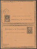 Colombia 2c+2c Reply Paid p/stationery card in tete-beche format unused and fine