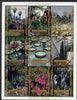 Abkhazia 1999 Pond & Marginal Plants #2 perf sheetlet containing 9 values, unmounted mint
