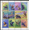 Mongolia 1999 Raptors perf m/sheet containing 12 values unmounted mint, SG MS2729