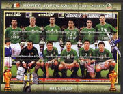 Congo 2002 Korea Japan World Cup Football Teams - Ireland perf composite sheetlet containing 9 values unmounted mint. Note this item is privately produced and is offered purely on its thematic appeal