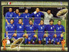 Congo 2002 Korea Japan World Cup Football Teams - Italy perf composite sheetlet containing 9 values unmounted mint. Note this item is privately produced and is offered purely on its thematic appeal