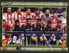 Congo 2002 Korea Japan World Cup Football Teams - Paraguay perf composite sheetlet containing 9 values unmounted mint