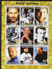 Kyrgyzstan 2000 Kevin Costner perf sheetlet containing 9 values unmounted mint