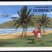 Dominica 1988 Reunion 88 Tourism m/sheet unmounted mint, SG MS 1125