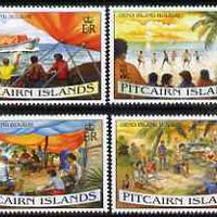 Pitcairn Islands 1995 Oeno Island Holiday perf set of 4 unmounted mint SG 474-77