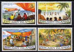 Pitcairn Islands 1995 Oeno Island Holiday perf set of 4 unmounted mint SG 474-77