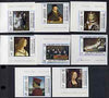 Aden - Qu'aiti 1967 International Tourism Year (Paintings) imperf set of 8 unmounted mint, Mi 169-76B