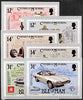 Isle of Man 1985 Centenary of Motoring set of 6 Stamp Cards unused and pristine