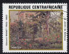 Central African Republic 1982 Le Jardin de Bellevue by Edouard Manet (150th Birth Anniversary) 200f (from Anniversaries set) superb cto used, SG 838