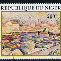 Niger Republic 1982 L'Estaque by Georges Braque (Birth Centenary) 200f (from Celebrities Anniversaries set) superb cto used, SG 887