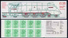 Great Britain 1983 Railways Engines #3 (LNER Mallard) £1.25 folded booklet with cyl number in margin at right SG FK7B