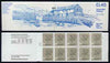 Great Britain 1983 British countryside #1 (Lyme regis) £1.45 booklet complete with cyl number in margin at left SG FS2A