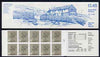 Great Britain 1983 British countryside #1 (Lyme regis) £1.45 booklet complete with cyl number in margin at right, SG FS2B