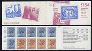 Great Britain 1981-85 Postal History series #11 (Postage Due Stamps) £1.54 booklet with selvedge at right, SG FQ1B