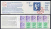 Great Britain 1981-85 Postal History series #07 (Postmark History & 2d blue) £1.43 booklet complete with cyl number in margin at left SG FN6A