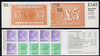 Great Britain 1981-85 Postal History series #06 (QV £5 Orange) £1.43 booklet complete with selvedge at right SG FN5B