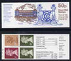 Great Britain 1987-88 MCC Bicentenary #3 (Lords Pavilion & Wrought Iron) 50p booklet complete with cyl nos (B21 B4 B30), SG FB41