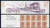 Great Britain 1984-85 Trams #3 (Blackpool) £1.30 folded booklet with cyl number in margin at left SG FL5A