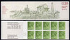 Great Britain 1979-81 Industrial Archaeology Series #3 (Tin Mine, Cornwall) £1.20 folded booklet with cyl number in margin at left SG FJ2A