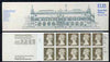 Great Britain 1981 Museums #2 (Antiquities of Scotland) £1.15 booklet complete with cyl number in margin at left SG FI4A