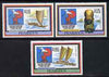 Cook Islands - Penryhn 1992 Festival of Pacific Arts perf set of 3 unmounted mint SG 466-68