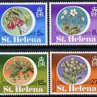 St Helena 1981 Endemic Plants perf set of 4 unmounted mint SG 369-72