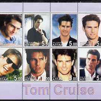 Altaj Republic 2002 Tom Cruise perf sheetlet containing set of 8 values unmounted mint